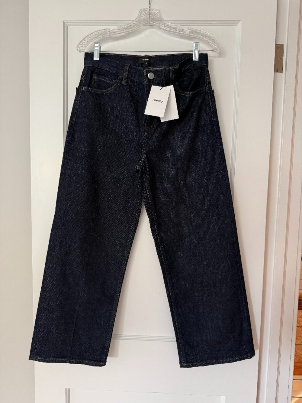 Theory Wide Crop Jean Size 28